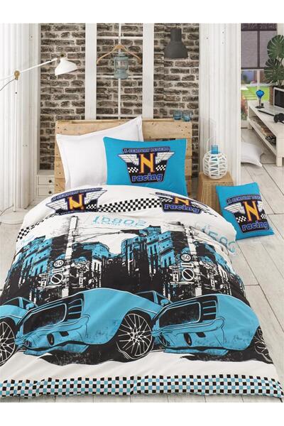 Fabeteks Bolide Young Ranforce 100% Cotton Double Duvet Cover Set