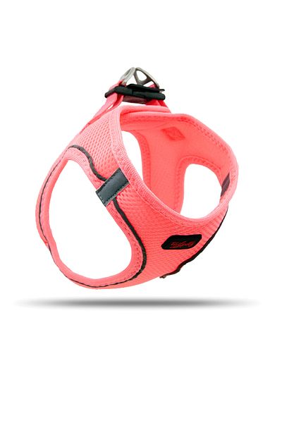 Tailpetz Neon Pink Air-Mesh Harness - Dog Collar, Size S