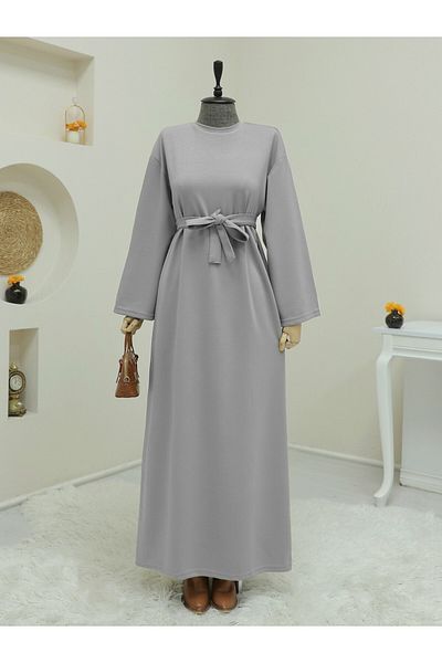 Modamorfo Spitzenkleid mit Rundhalsausschnitt und Taille