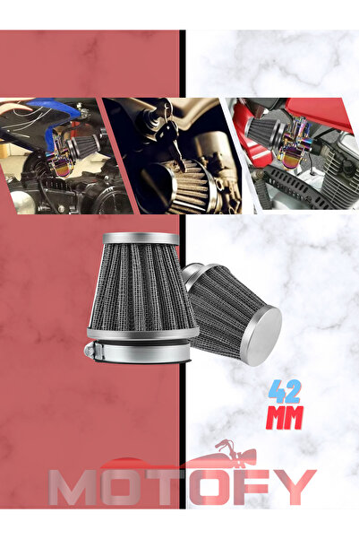 MOTOFY CG CUP SCOOTER MOTOSİKLET MODİFİYE PERFORMANS HAVA FİLTRESİ 42 mm