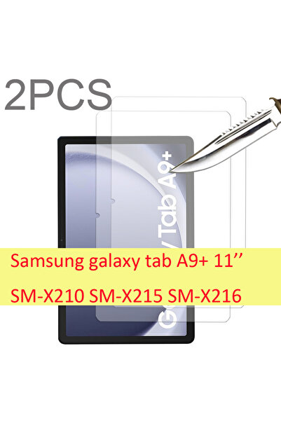 Choice قطعتان من الزجاج لجهاز A9 بلس اللوحي مقاس 11 بوصة (SM-X210، SM-X215، S...
