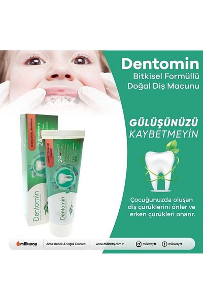 Milkway Dentomin 2 Natural Toothpaste - Herbal Formula