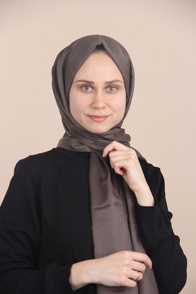 KROREN Καφέ-136 Σάλι 4026