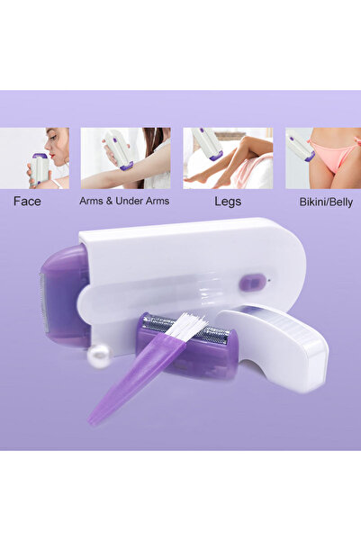 Choice 2 In 1 Epilator Painless Hair Removal Shaving Device Usb Charging Body Face Leg Bikini Shaver Hai...