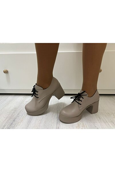 Kesim Shoes Genuine Leather Women's Heeled Shoes 34-35-36-37-38-39-40