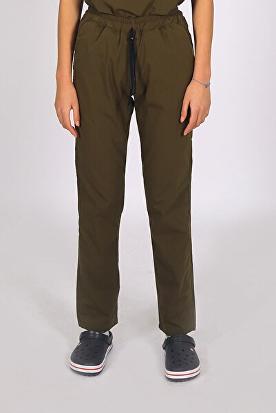 Pratik Medikal قميص ممرضة أسفل واحد ليكرا كاكي