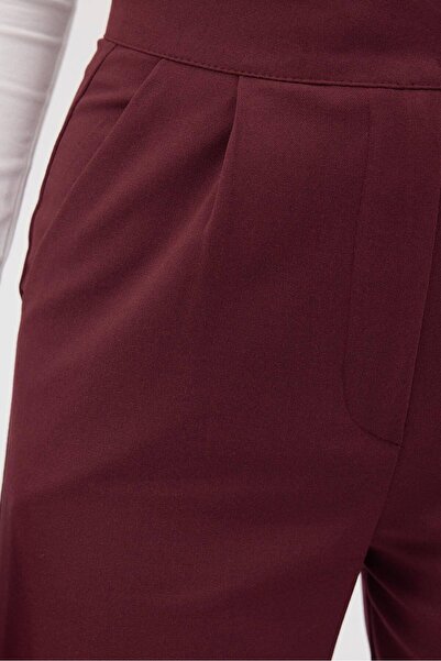 Addax Pn13708-Dk11 Model Wide Leg Velcro Closure Pants