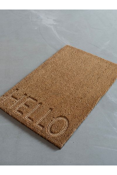 MODAPEK Koko Home Embos Non-Slip Built-In Textured Door Mat, Home Gift