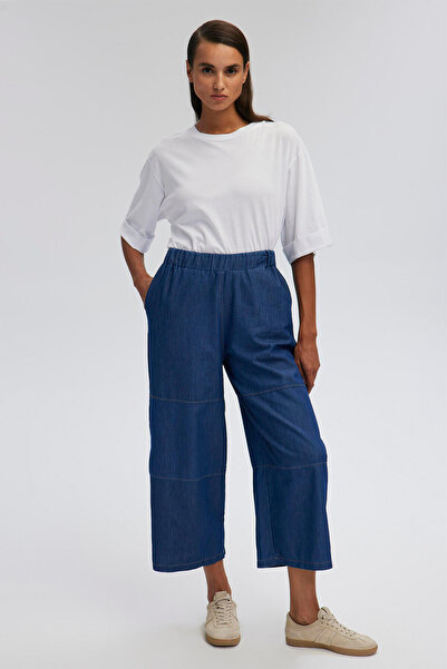 Touché Privé Wide Leg Denim Trousers