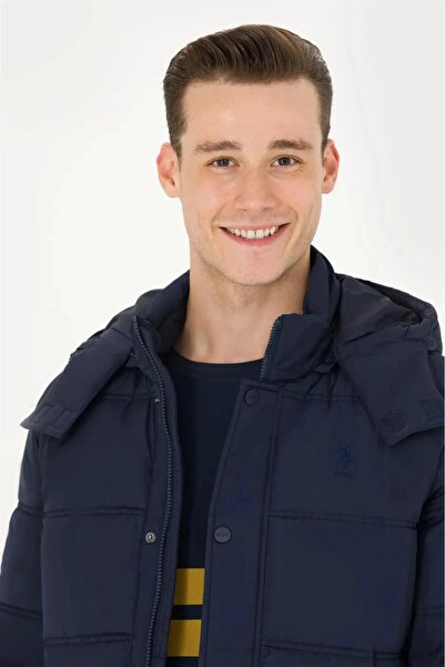 U.S. Polo Assn. ΒΑΣΗ. POLO ΑΝΔΡΙΚΟ ΑΘΛΗΤΙΚΟ ΣΥΝΘΕΤΙΚΟ ΠΑΛΤΟ ΜΕ ΚΟΥΚΟΥΛΑ G081GLOMS.000. 1631617   ΜΠΑΡΝ