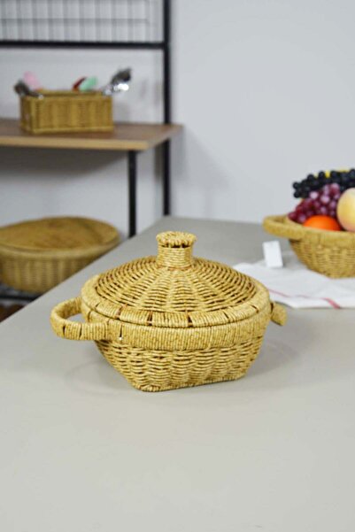 SepetçiBaba Genel Amaçlı Saklama Kutusu Tencere Görünümlü Küçük - 205