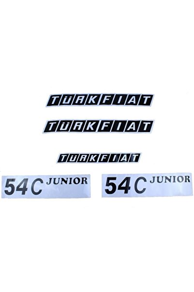 Yerli FİAT 54C JUNİOR TRAKTÖR YAN YAZI TAKIMI