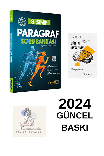 Startfen 8. SINIF PARAGRAF SORU BANKASI + ZİHİNDENEME(sevilenkitapci)