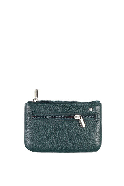 Aka Deri Genuine Leather Green Wallet/Keychain - Aka 042