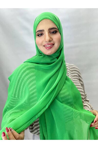 ALDAİR Hazır Pratik Lüks Boru Boneli Şifon ŞaL BOA12354