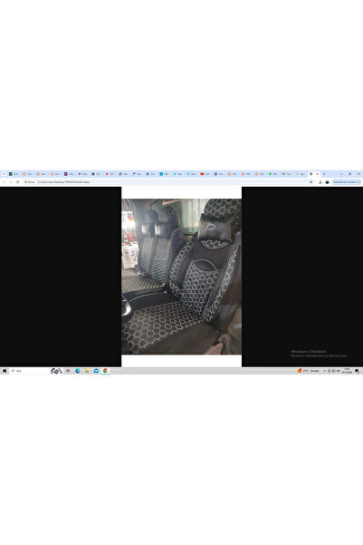 VEMAKS YENİ KASA TRANSİT KOLTUK KILIFI 2 + 1 FORD CUSTOM DA UYUMLUDUR JAKAR K...