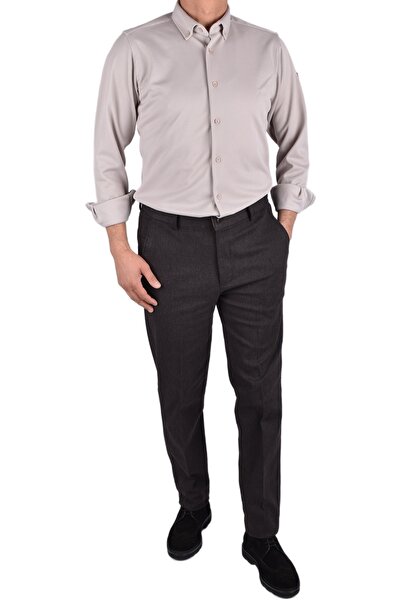 Marka Gnv-4938 Classic Lyrical Cotton Trousers