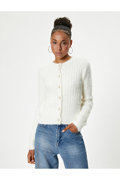 Koton Cardigan Young Ecru - 5WAL90042IT