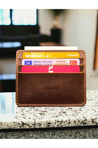 CRASSULA PREMIUM LEATHER Genuine Leather Slim Card Holder