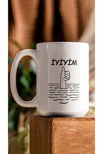 Kişiye Özel Baskılı Kupa Bardak / İyiyim