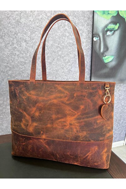 ÖzkanAccessory Crazy Deri Trend Model Kadın Kol Çantası