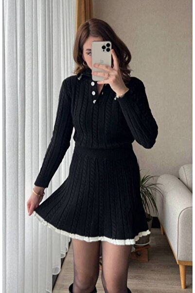 Abalı Set de fuste tricotaje model Aylvş 88 sezon nou