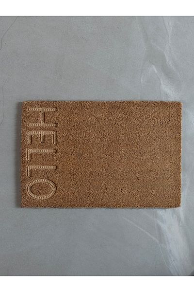 MODAPEK Koko Home Embos Non-Slip Built-In Textured Door Mat, Home Gift