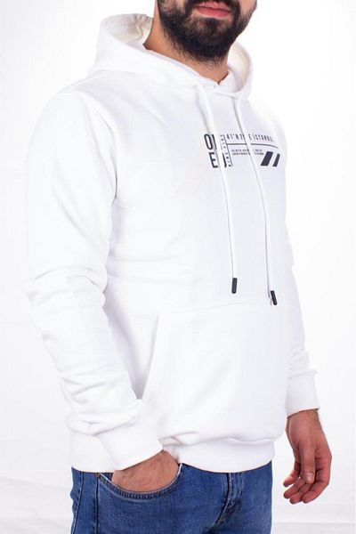 Twister Jeans Ανδρικό φούτερ Twister 1910 Ecru Hooded