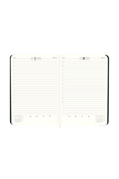 KESKİN COLOR Brown Sharp 2025-14*20 Daily Thermo Leather Agenda