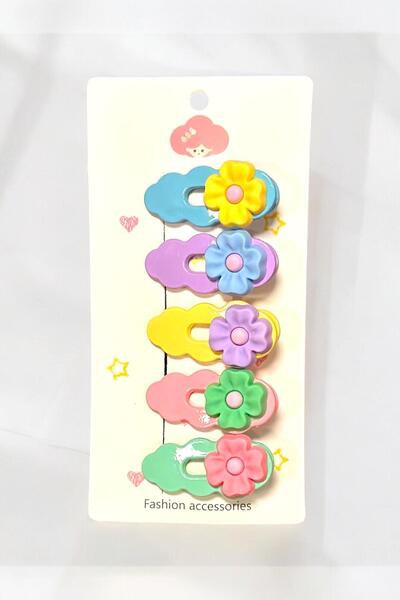 AYMETA 5 Pieces 4 cm Collet Buckle Set with Child Figure