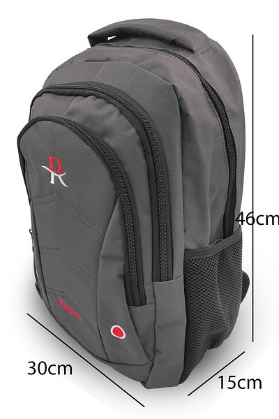 Rupva Gray Orthopedic Laptop Backpack for Men and Women - Medium Size
