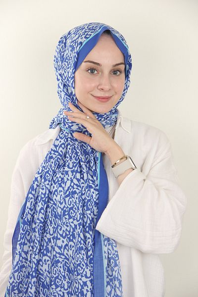 SİLKHOMEE Μαλακό σάλι Saks με σχέδιο πεταλούδας