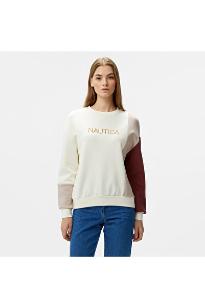 Nautica Kadın Pembe Regular Fit Sweatshirt