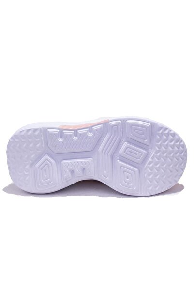 pepino 1425 Ортопедичні білі пудрові щоденні дитячі спортивні черевики для дівчаток