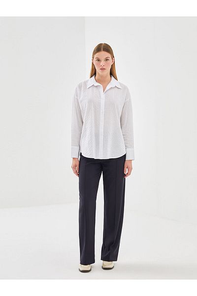 LC Waikiki Lcw Striped Oversize Women's Shirt