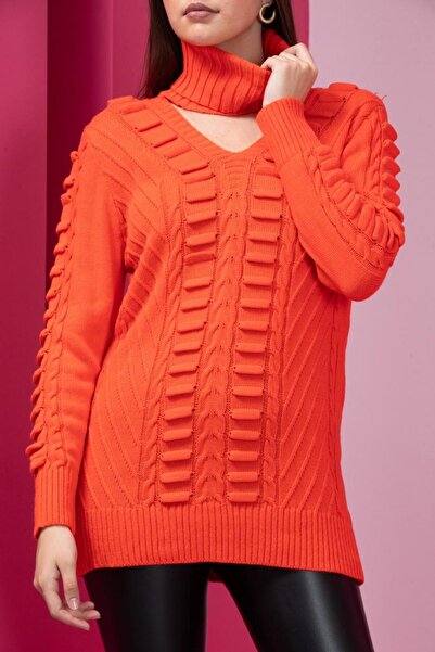 Rodi Women's Front Stacked Knitwear Blouse 11014