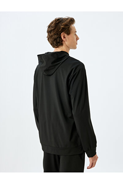 Koton Sport-Sweatshirt aus Interlock-Stoff mit Kapuzen-Slogan-Print