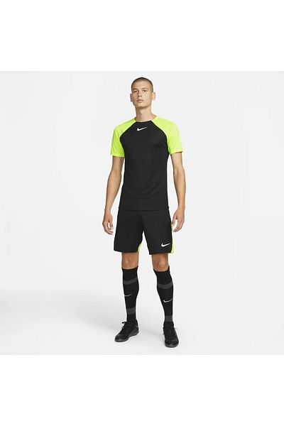 Nike Μαύρο Neon Green Dh9225 M Nk Df Acdpr Ss Top K T-shirt