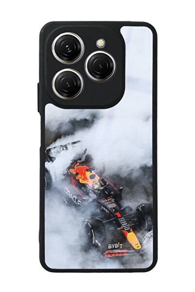 Spoyi Tecno Spark 20 Pro Formula 1 Tasarımlı Glossy Telefon Kılıfı