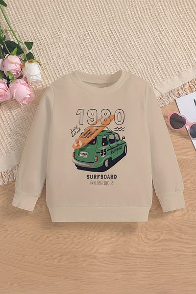 MYADA Суитшърт с щампа Traveler Surfer 17577