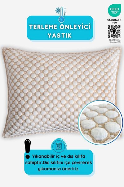DALİSA Iceberg HYpoallergenic - ColD Pillow, Oeko-tex CertifieD, High-tech 3D KnitteD Pillow
