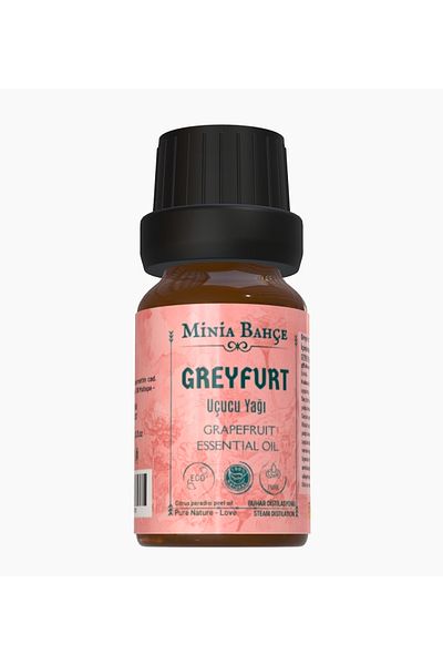 Minia Bahçe Bitki ve Sanat Atölyesi Grapefruit Essential Oil |   10ml – 100% Pure & Natural