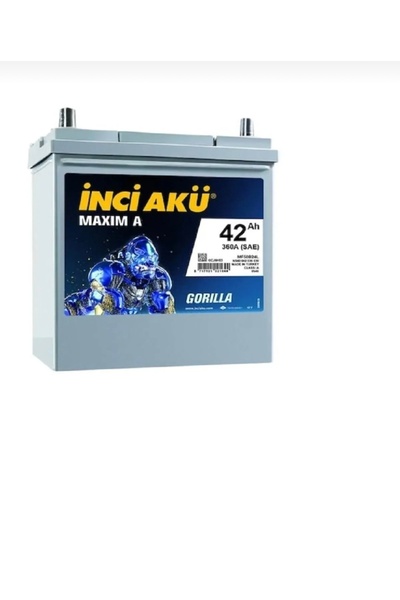 İnci İNCİ 42 ah ince kutup başlı akü 2024 üretim