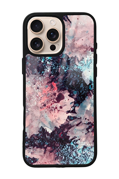 Spoyi iPhone 16 Pro Max Renk Patlaması Tasarımlı Glossy Telefon Kılıfı