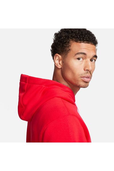 Nike Men's Red Hooded Park Hoodie