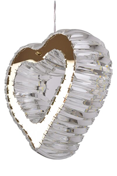 KLAS AYDINLATMA KALP KRİSTAL LED GOLD LÜX AVİZE