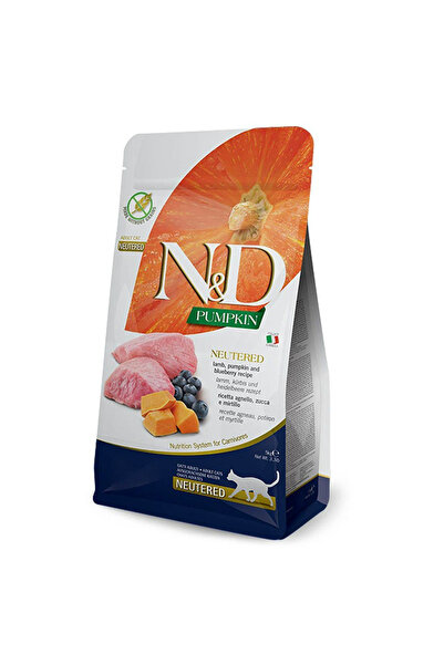 Farmina ND Pumpkin Balkabaklı Kuzu Etli Yaban Mersinli Tahılsız 1.5 kg Kısırl...