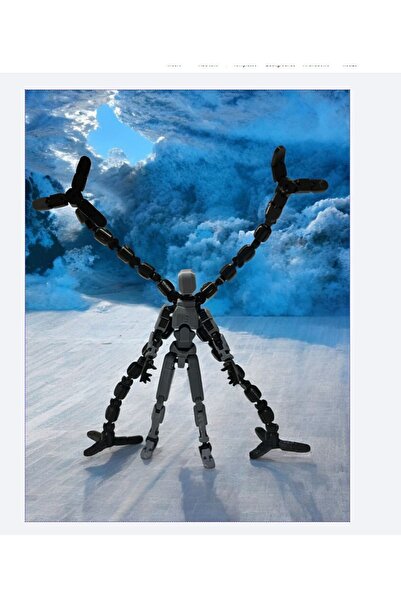 Loopify Lucky 13 Aksiyon Figürü Robot Oyuncak 13cm ve Mekanik Kol Eklenti Seti