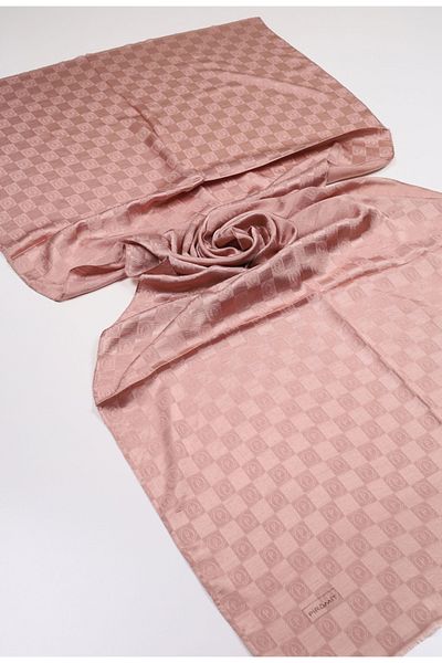 PİRAMİT Powder Pyramid Checkerboard Monogram Shawl