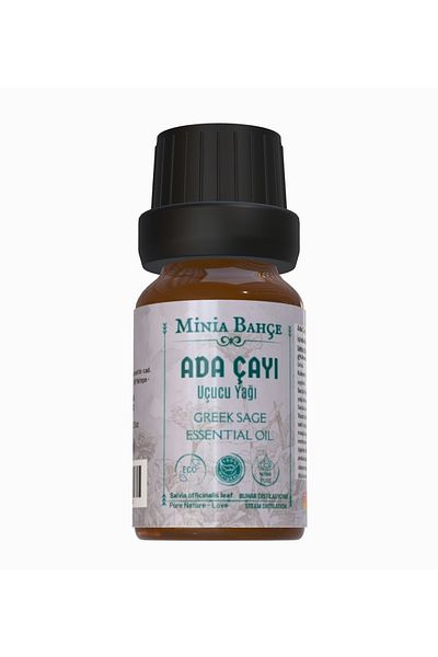 Minia Bahçe Bitki ve Sanat Atölyesi Sage Essential Oil |   10ml – 100% Pure & Natural